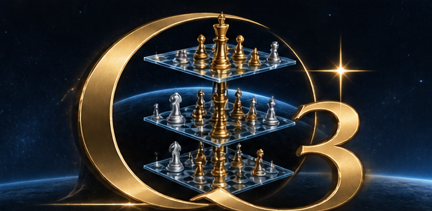 Queen's Level 3 chess-inspired emblem